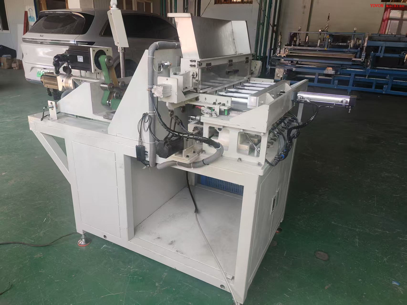 Paper Tube Necking and Center Hole Forming Machine