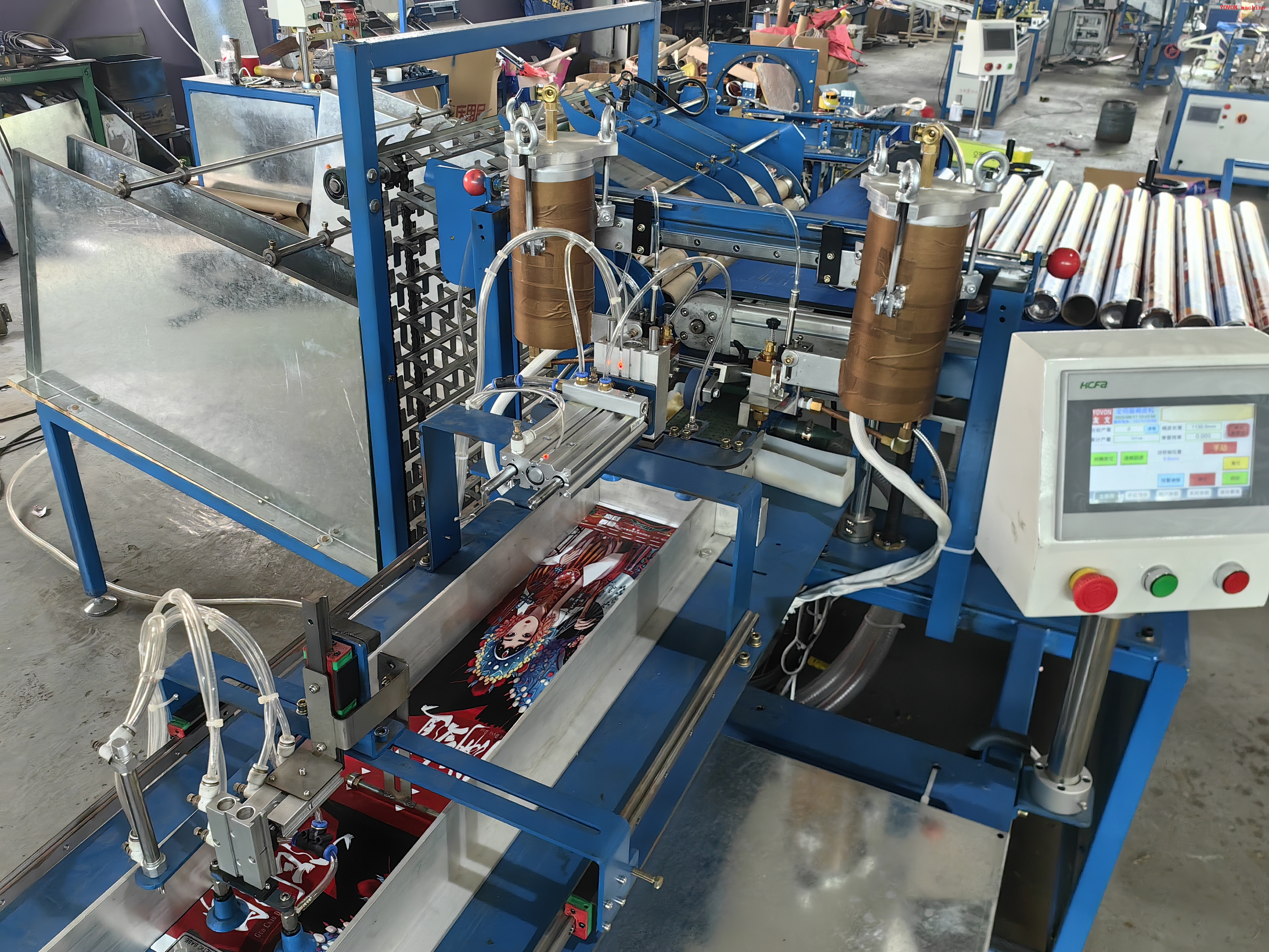 New Type Paper Tube Labeling Machine for Fountains/Smoke/Mini Gatlin/Roman Candles/Confetti Cannon Party Popper