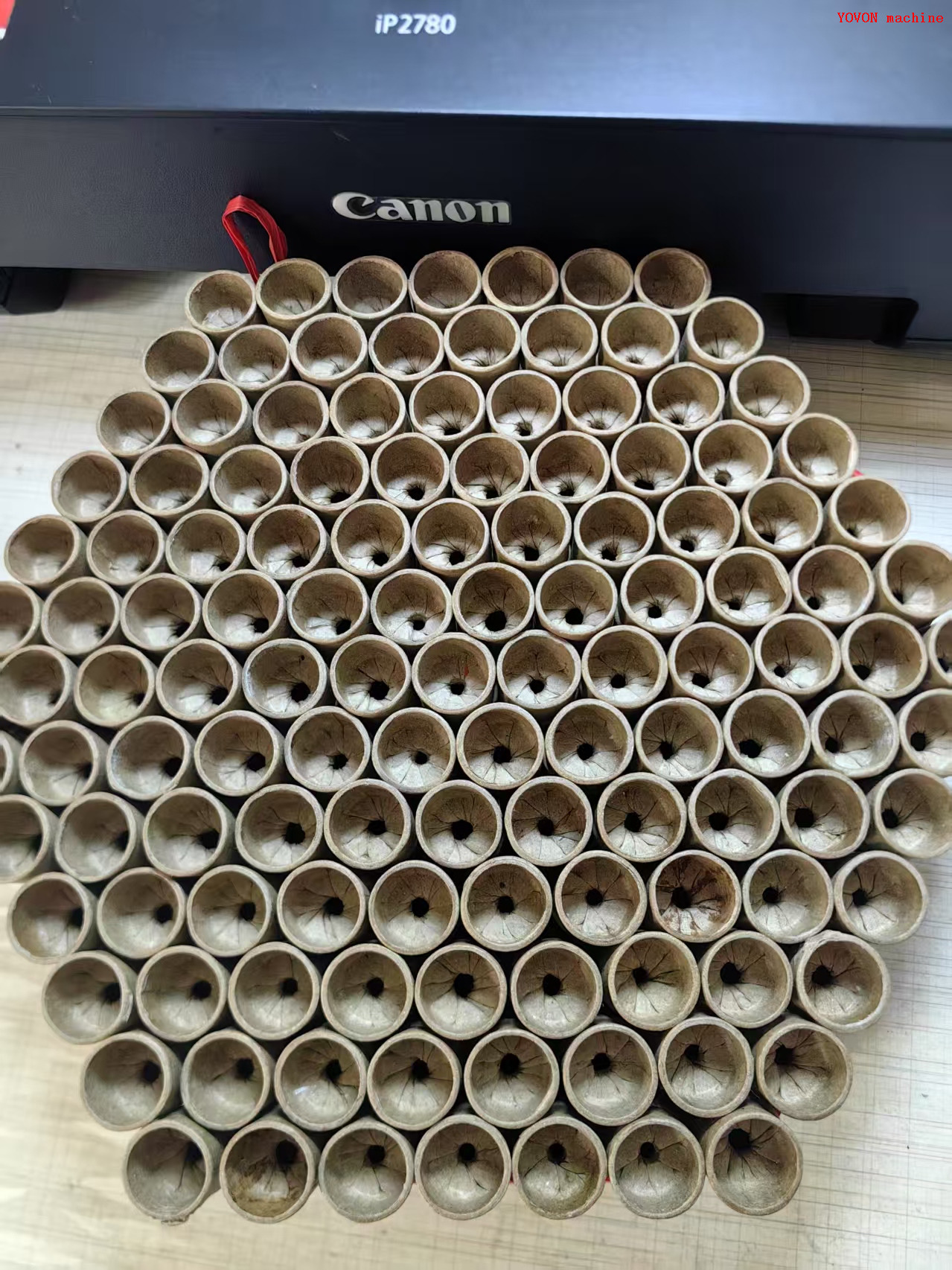 Paper Tube Necking and Center Hole Forming Machine